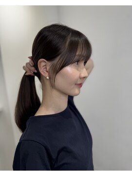 ミヨン 京都烏丸店(miyon) 【miyon】韓国レイヤーカット×暗髪カラー×髪質改善