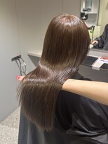 髪質改善Hair&SPA mok 上野 縮毛矯正/酸性ストレート【12月上旬開店(予定)】 beige color...*