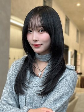 オムニス 表参道(Omnis) ザクザクレイヤーハッシュカットワンカールレイヤー表参道くびれ