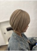 ハイライトバレイヤージュダブルカラーケアブリーチ20代30代
