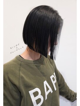 ミニボブ×ブルーブラック