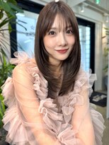 イヴォーク トーキョー(EVOKE TOKYO) 髪質改善ミディアムレイヤー艶髪カラー顔まわりレイヤー
