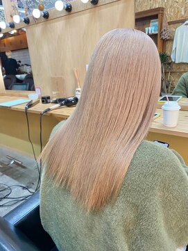 チャプター 問屋町(chapter) 髪質改善トリートメントミルクティベージュケアブリーチ韓国ヘア