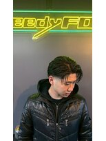 グリーディーフォックス 三軒茶屋(GreedyFOX)&nbsp;波巻き/マッシュパーマ/ウルフ/ハイライト<理容室>三軒茶屋