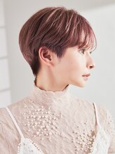 ピークアブー 銀座中央通り(PEEK-A-BOO)&nbsp;クールショート/ピンクベージュ/イメチェン