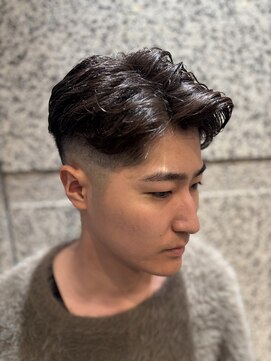 ヘアモード キクチ 銀座店 フェード×ウェーブパーマ