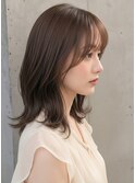 くびれミディ/ミディアムレイヤー/ブリーチなし20代30代p北浦和