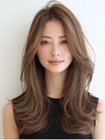 ハーツ 青山表参道店(Heart's) 白髪ぼかし脱白髪染め似合わせレイヤーカット40代50代60代