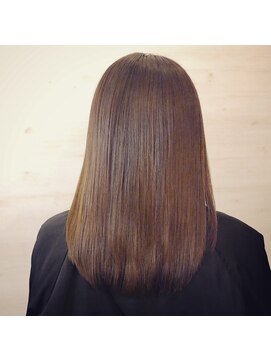 ヘアメイク オブジェ(hair make objet) 艶サラストレートヘア