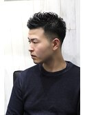 【ヨシザワ横浜】ビジカジくせ毛風パーマフェード