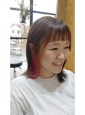 【HAZUKI STYLE】インナーカラーピンク☆