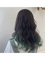 ヘアーサロン リアン 熊谷2号店(hair salon Rien) インナーカラー激かわグリーンインナー大人気♪