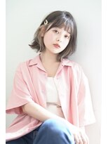 ジョエミバイアンアミ(joemi by Un ami)&nbsp;《joemi 新宿》インナーカラーもおしゃれ度upの外ハネボブ　近江