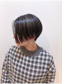 ハイライト × 大人ハンサムショート