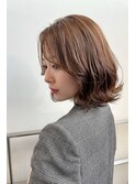 外ハネ ボブ