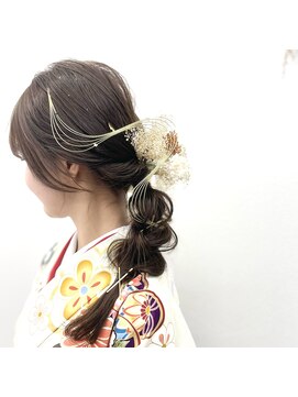 プリマ アンジュ 中目黒店(PRIMA ange) 卒業式 ハーフアップ ヘアセット ヘアアレンジ 中目黒