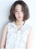 【松戸　ムラマツ】カーキベージュ大人かわいいパーマ春夏