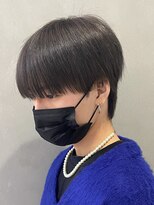 エルマーク(L-MARK)&nbsp;メンズマッシュツーブロック韓国カットメンズサロンスパイラル