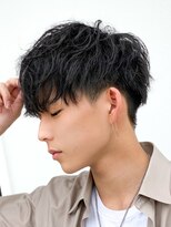 エルマーク(L-MARK) 黒髪マッシュナチュラルマッシュメンズヘア韓国ツーブロック