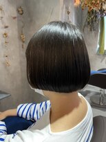 お花と犬と美容室&nbsp;ミニボブ前上がり