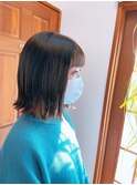切りっぱなしボブ