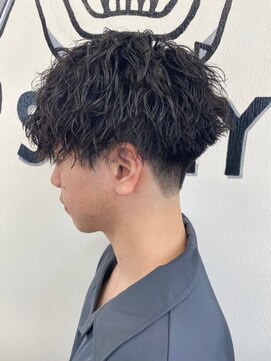 ミオ ゾーン(Mio'' ZONE) 東大阪長瀬メンズ専門美容室ZONEスパイラルマッシュパーマ