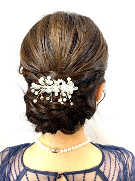 ビューティック ハラジュク(Hair&Make Beautique Harajuku) 結婚式参列お呼ばれヘアセット/下目アップ/ヘアアレンジ