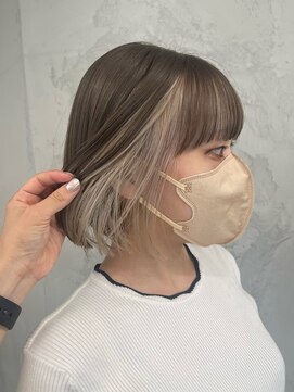 スリーバイベルベット(THREE...by velvet) 大人インナーカラー