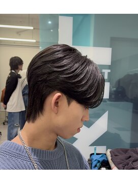 スキル(SKILL) 【SKILL】ツーブロック刈り上げショートメンズパーマハイライト