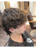 ブライト(BRIGHT)&nbsp;マッシュウルフ　波巻きパーマ