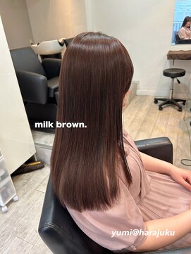 ワット 原宿店(W) 【yumi】milk brown#w127