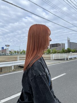 ヘアデザイン ジル(Jill) オレンジカラー