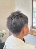 お子様ツーブロックショート
