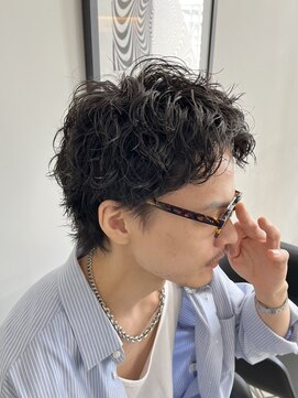 ラヴィズムバイフィフス(LUVISM by fifth) ショートスパイラルパーマ短髪パーマ新潟万代