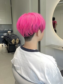 ソル 栄矢場町(SOL) ピンクカラー/ビビッドカラー/メンズハイトーン/栄ハイトーン