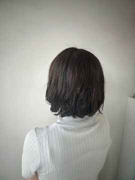 セダクション 道後樋又店(Seduction) 松山市/10代/20代/30代/40代/パーマ残し　顎ラインボブ