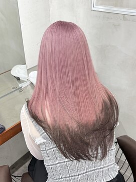 ニコ トウキョウ 渋谷(nico TOKYO) ホワイトピンク/髪質改善/ダブルカラー/ケアブリーチ/20代