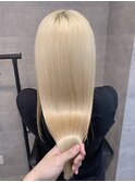 ☆ケアブリーチ　ダブルカラー　ハイライト　イルミナ