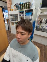 トリイ(TORII) 程よく明るいアッシュベージュ・2ブロックショート