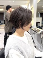 30代/40代/50代◎絶壁解消/白髪ぼかし/大人小顔ショート【湯本】