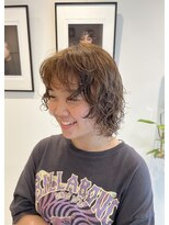 シアン 矢場町店(CYAN.)&nbsp;ブリーチしていてもかけれるくりくりボブパーマ