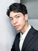 アイティーバイアルバム 藤沢店(IT by ALBUM) ブルーブラックスペインカールサーフカール_F0120