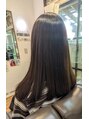 ヘア スタジオ カミング(HAIR STUDIO 髪ING)&nbsp;自然にツヤめくストレート。毛先までやわらかくまとまります
