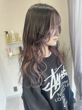 ルクス(Lux) hairLux・浜松天王・三ヶ日・ブリーチカラーでインナーカラー