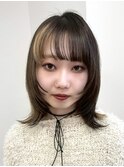冬カラーブリーチデザインカラー◎愛されレイヤー小顔カット