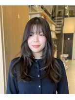 リエットヘアー 杢左店(Lie-et. hair)&nbsp;透明感たっぷり韓国風ロングヘア