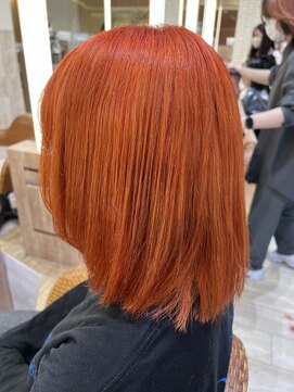 ニューヨークニューヨーク パピオス明石店(NYNY Mothers) オレンジ/ダブルカラー/ブリーチあり