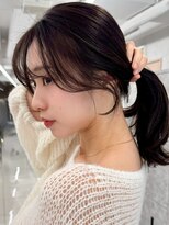 エジョン 八幡山店(Aejon)&nbsp;八幡山レイヤーカット韓国ダブルカラー顔周り前髪カットボブ