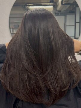 ハーシーバイアポロ 相模大野(HERSHE by apollo) ミディアムヘア/暗めカラー/グランマッシュ/レイヤーカット