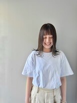 ハウス(HAUS.) 横浜レイヤー/ピンクベージュ/アンブレラカラー/前髪/横浜美容室